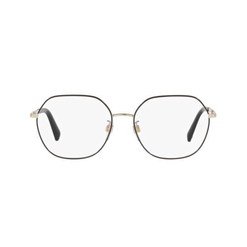 Valentino sunglasses  - Black Light Gold Frame, Clear Lens
