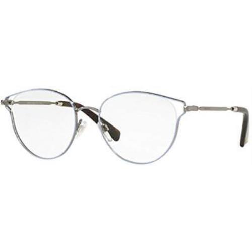 Valentino Eyeglasses VA 1009 - 3036 Azure/gunmetal W/demo 53mm