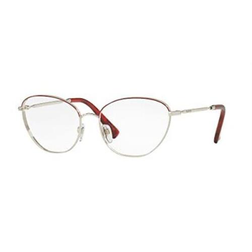 Valentino Eyeglasses VA 1010 - 3032 Silver/red W/demo 57mm