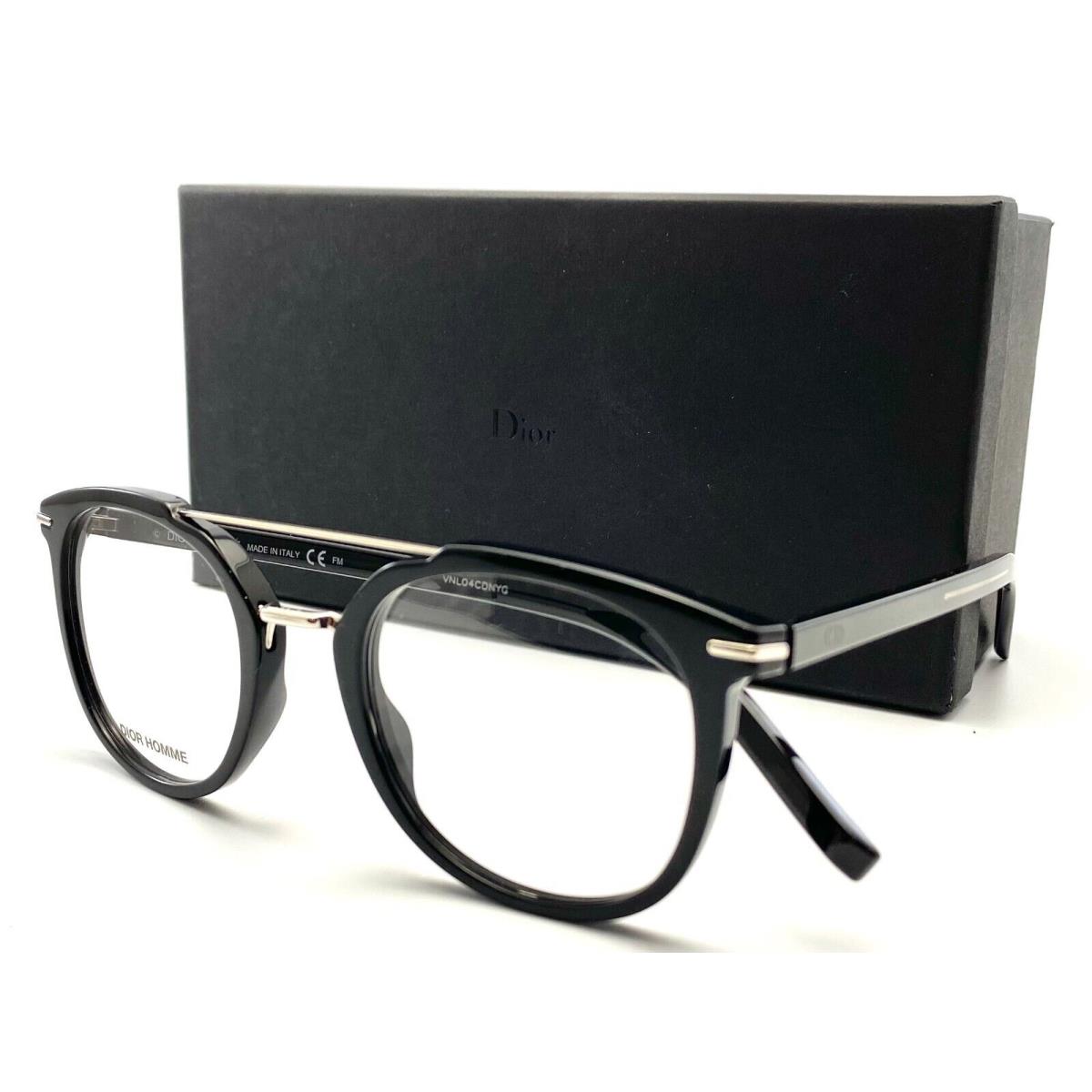 Dior Homme BLACKTIE267 807 Black Eyeglasses Frame 50-22 150