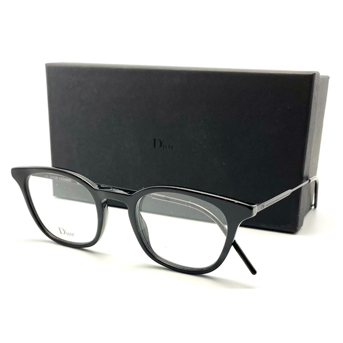 Dior Homme BLACKTIE231 005 Black Eyeglasses Frame 48-22 150