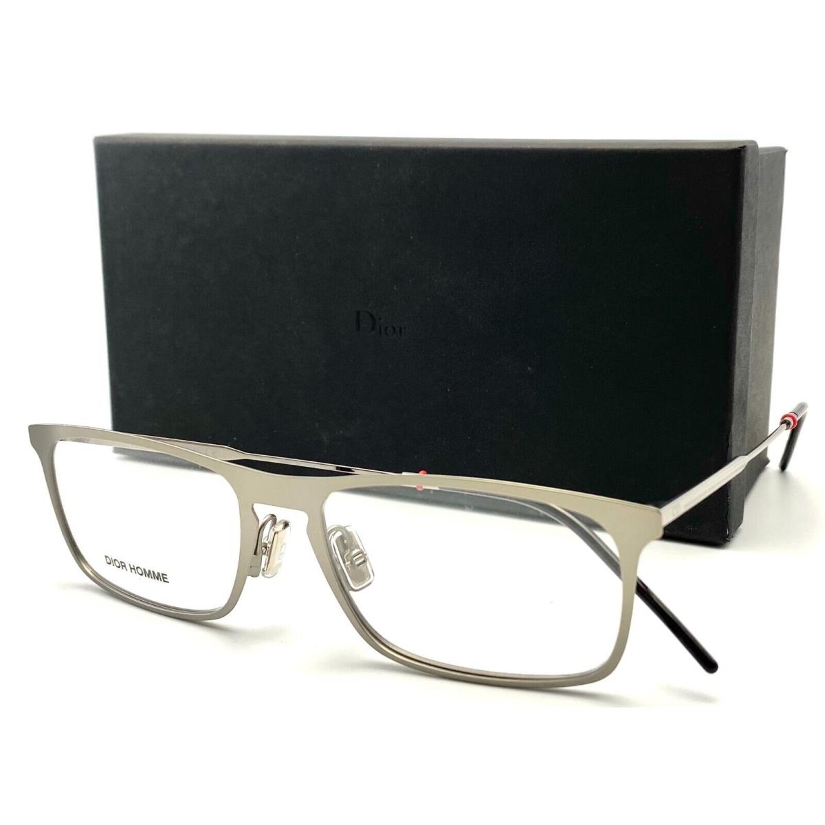 Dior Homme 0235 R81 Silver Eyeglasses Frame 55-17 150