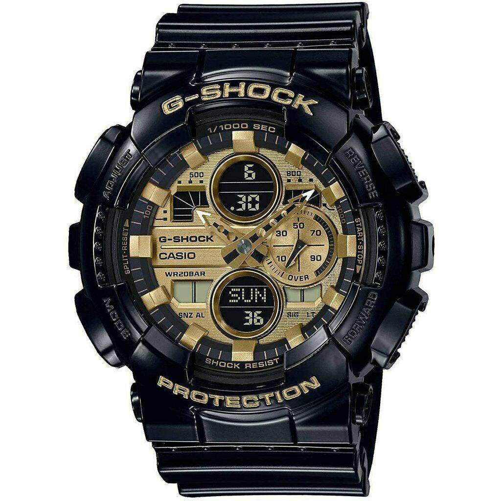 Casio G-shock GA-140GB-1A1 Analog-digital Gold Dial Black Strap Men`s Watch