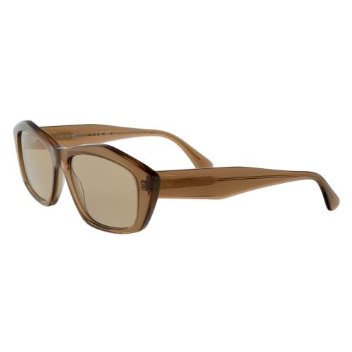 Emporio Armani 0EA4187 506973 Full Rim Shiny Transparent Brown Rectangular