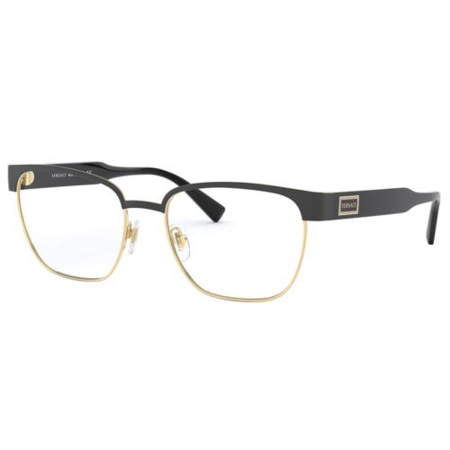 Versace Rx Eyeglasses VE 1264-1436 Black/gold W/demo Lens 54mm