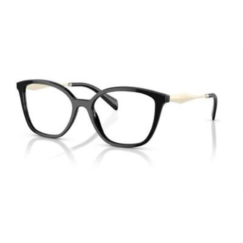 Prada Rx Eyeglasses PR 02ZV - 1AB1O1 Black W/demo Lens 54mm