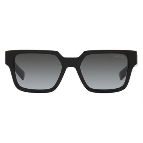 Prada PR 03ZS Sunglasses Black Gray Gradient Vintage 54mm