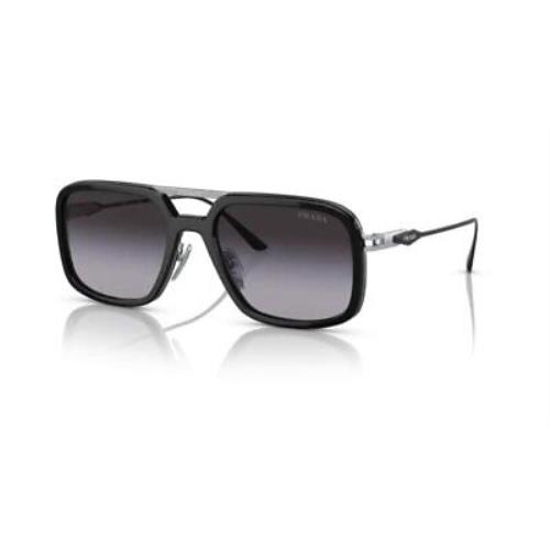 Prada Sunglasses PR 57ZS-1AB09S Black W/grey Lens 55mm
