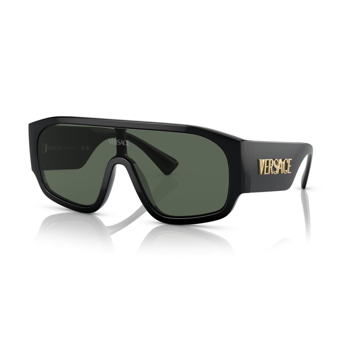 Versace Sunglasses VE4439 GB171 33mm Black / Dark Green Lens