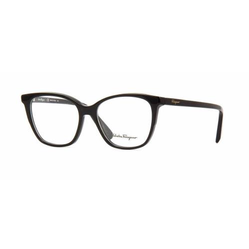 Salvatore Ferragamo Eyeglasses SF2817 001 Black Frames 52MM Rx-able ST