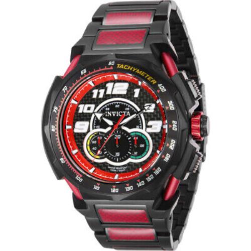 Invicta S1 Rally Chronograph Gmt Quartz Black Dial Men`s Watch 43787