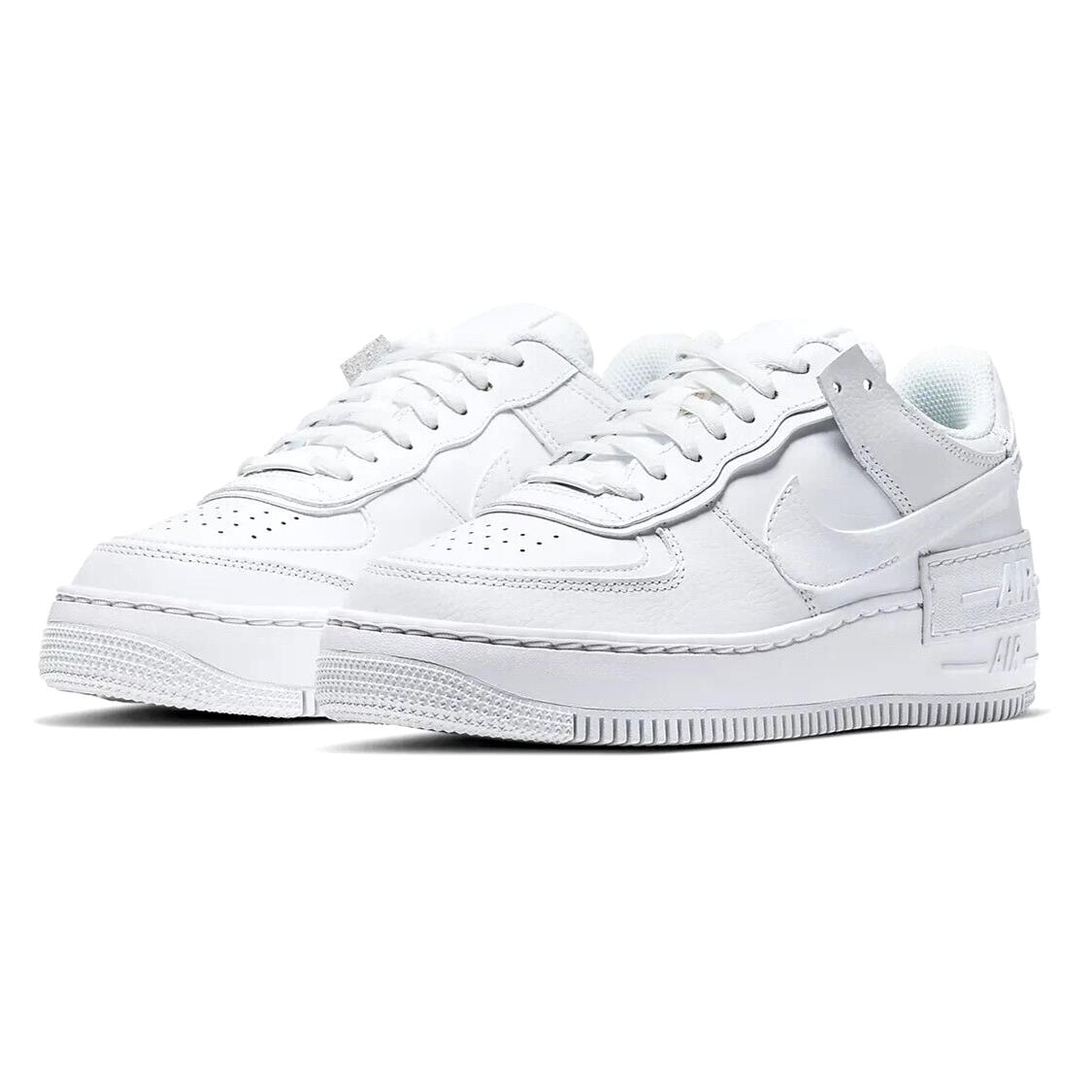 Nike AF1 Shadow Air Force 1 Womens Size 12 Shoes ci0919 100 Triple White