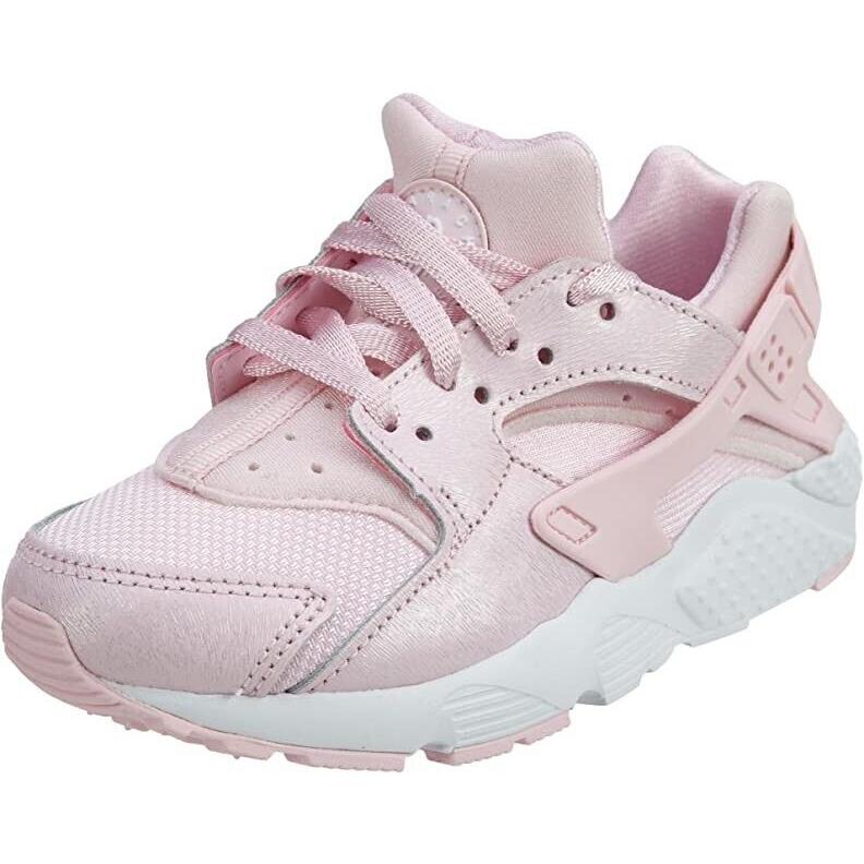 Girls` Nike Huarache Run Se Jr 859591-600 Pink Size 13c - Pink