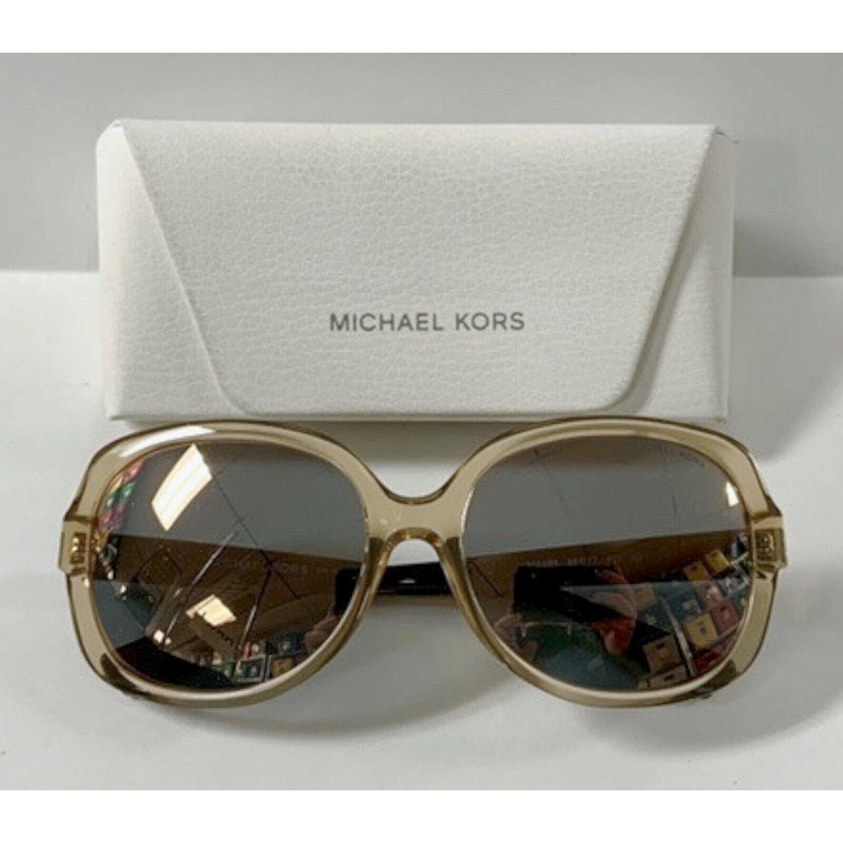 Michael Kors sunglasses  - Clear Tortoise Smokey Transparent Frame, Beige Lens