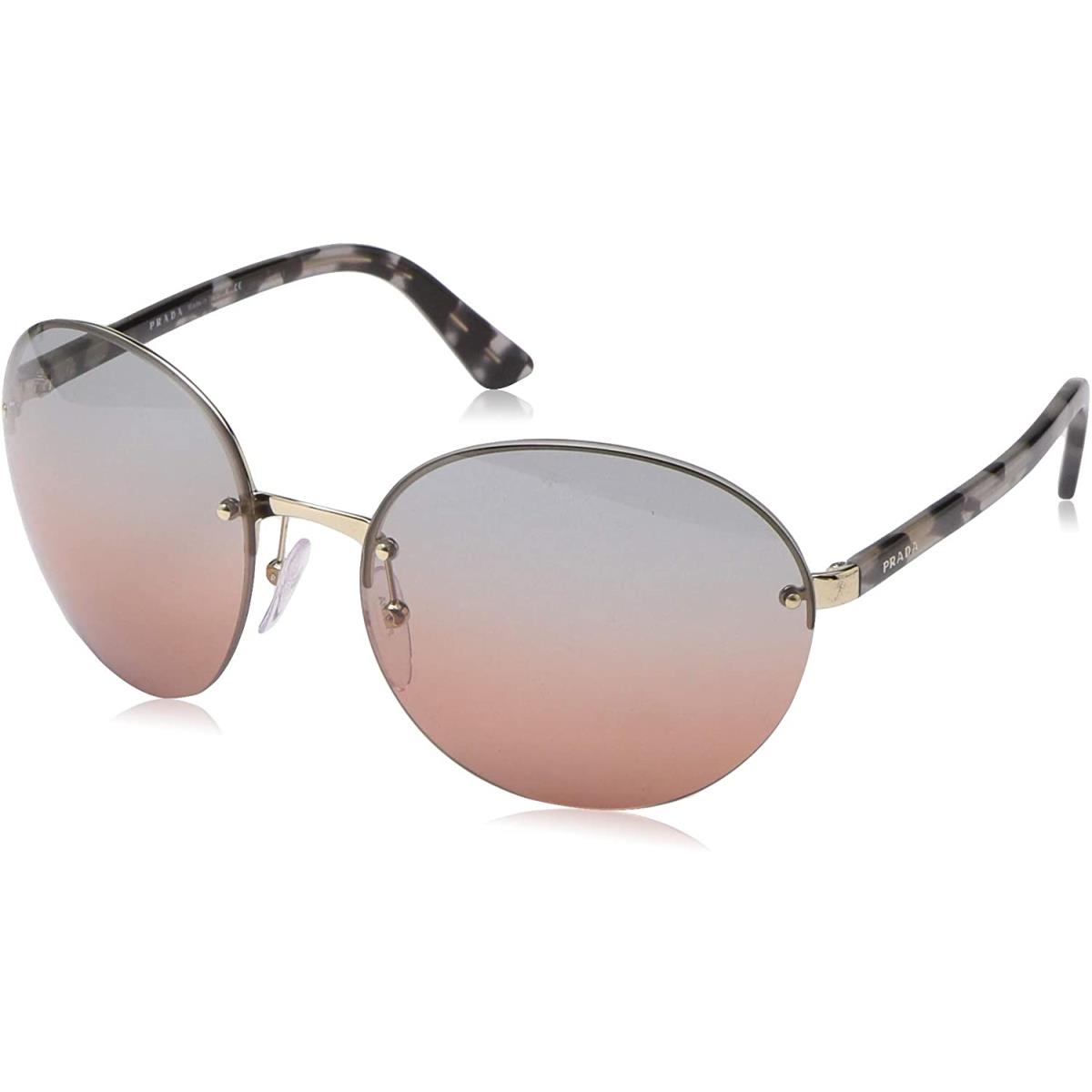 Prada Sunglasses PR 68VS-ZVN0A7 Pale Gold W/dark Lens 68mm Pale Gold/Blue Gradient/Orange