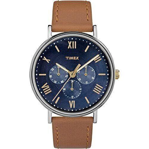 Timex Southview 41mm Multifunction Leather Strap Watch TW2R29100