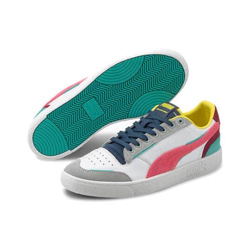 Puma Ralph Sampson Lo Bubblegum 375183 01 Mens Red/white/gray Skate Shoes HS4751 - Red/White/Gray