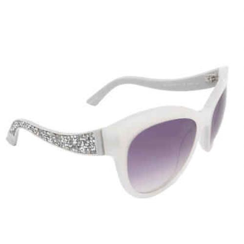 Swarovski Gradient Smoke Cat Eye Ladies Sunglasses SK0110 21B 54 SK0110 21B 54