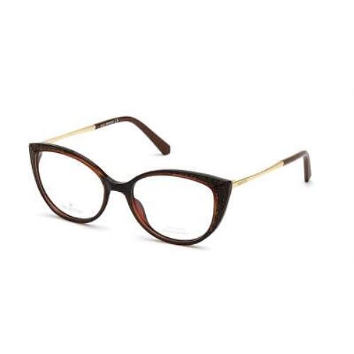 Swarovski SK5362-V-48-53 Brown Eyeglasses