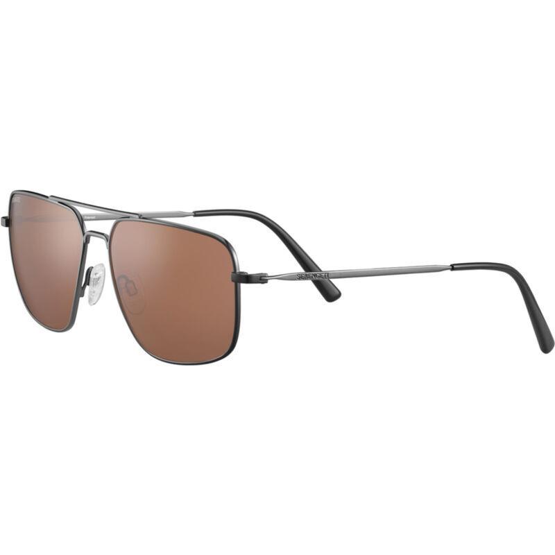 Serengeti Agostino Aviator Sunglasses - Polarized Mineral Glass Lens