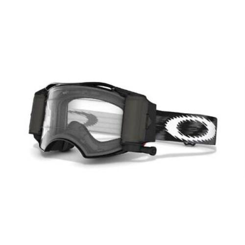 Oakley Airbrake MX Goggles with Race Ready Roll-off System Jet Black Speed