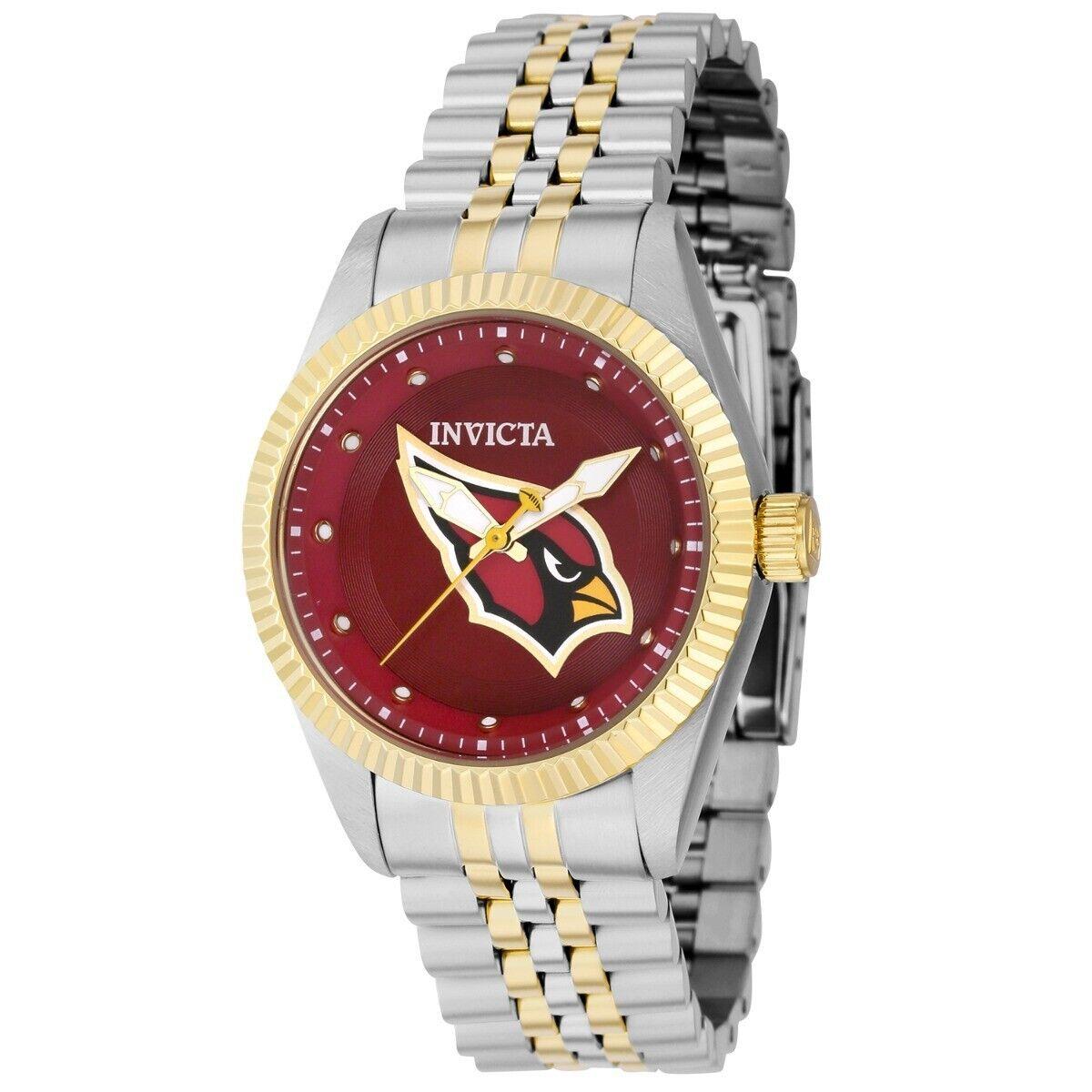 Invicta watch NFL - Gold Dial, Gold Band, Gold Bezel