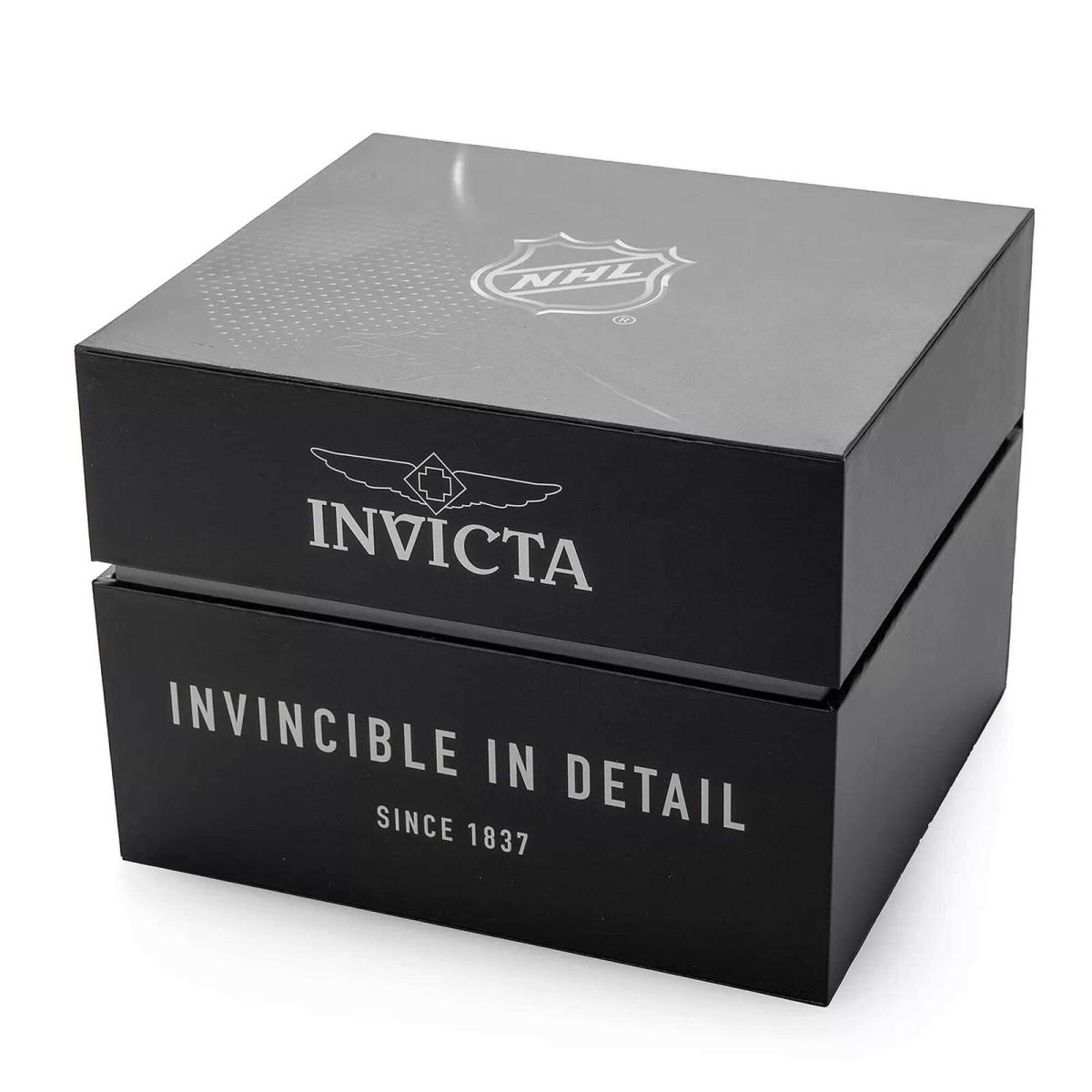 Invicta Women`s Watch Nhl Seattle Kraken Blue Black Dial Silver Tone Case 42212 - Dial: Blue, Black, Band: Silver