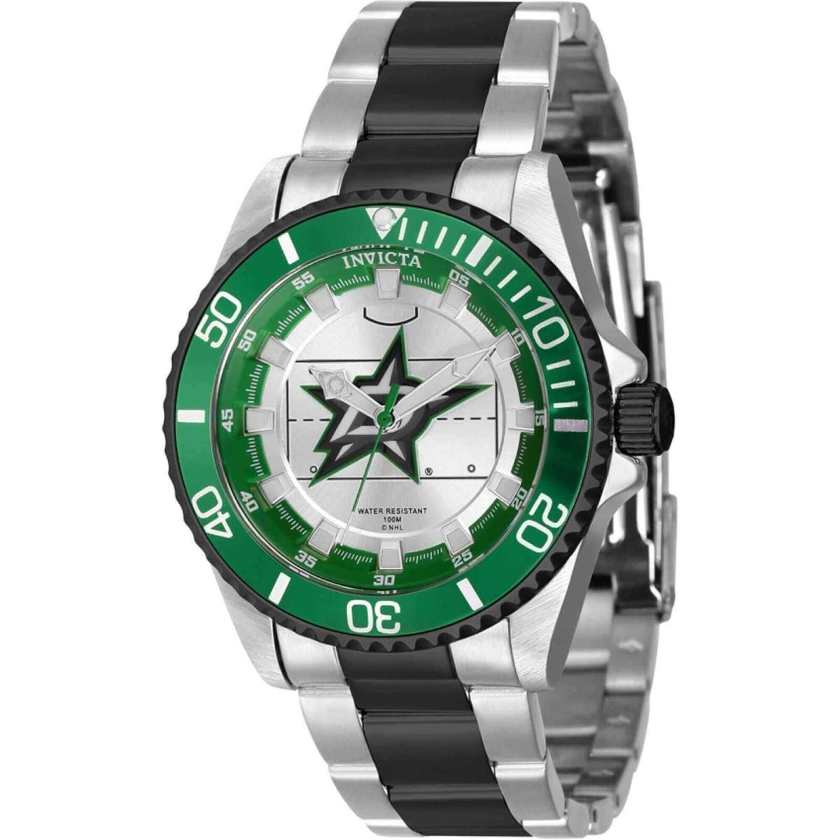 Invicta Women`s Watch Nhl Dallas Stars Quartz Two Tone Stainless Steel 42213