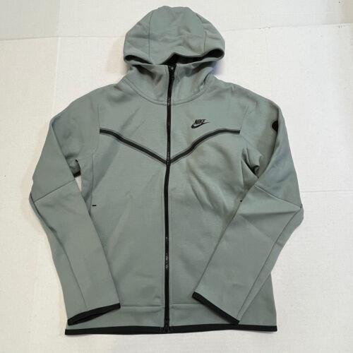 Nike Sportswear Tech Fleece Hoodie Mica Green Black CU4489 330 Men`s Large
