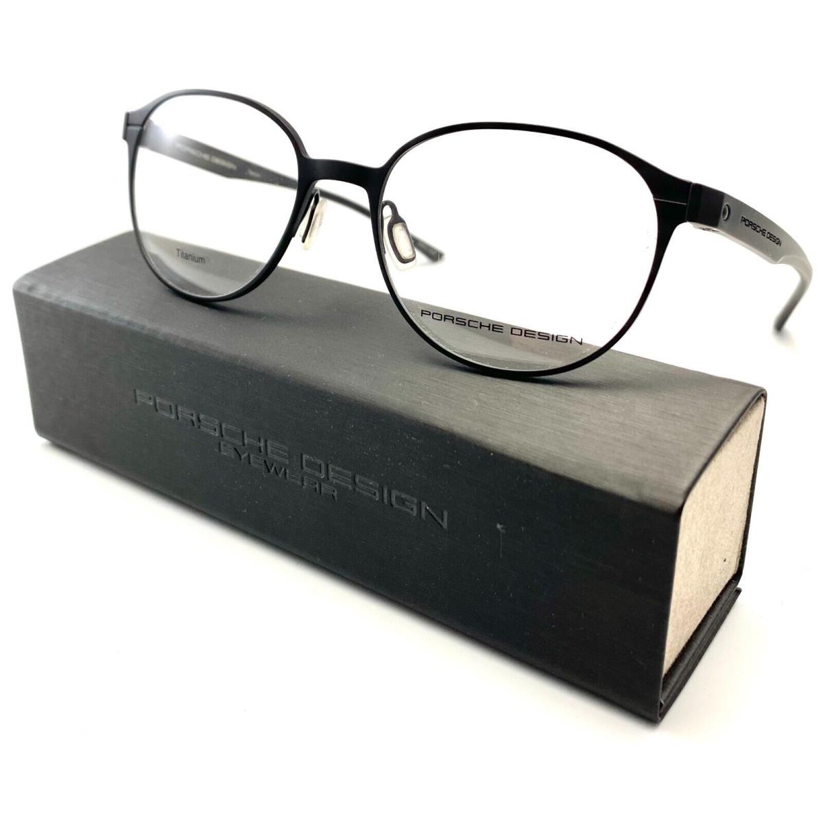 Porsche Design P`8345 A Black Eyeglasses Frame 52-18 145 W/case