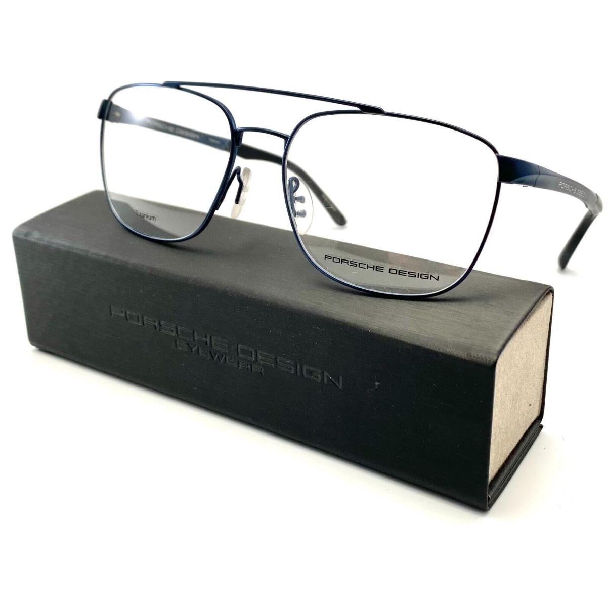 Porsche Design P`8370 D Blue Eyeglasses Frame 56-17 140 W/case