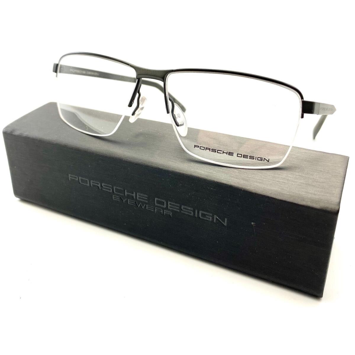 Porsche Design P`8318 D Black Eyeglasses Frame 55-14 140 W/case