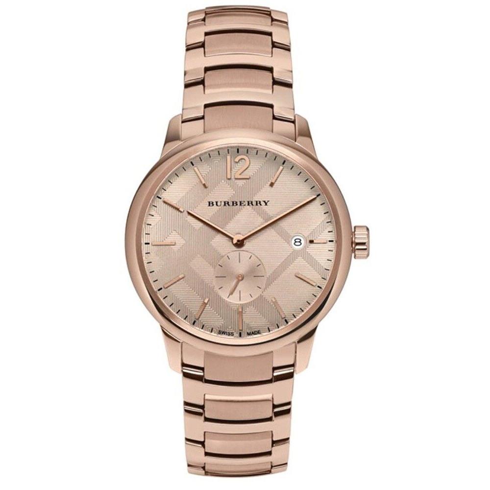 Burberry - Unisex Swiss Rose Gold Tone Classic Bracelet Watch - BU10013