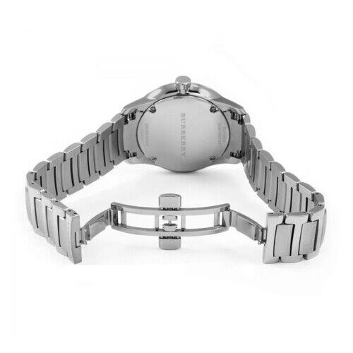 Burberry watch The Classic - Blue Dial, Silver Band, Silver Bezel