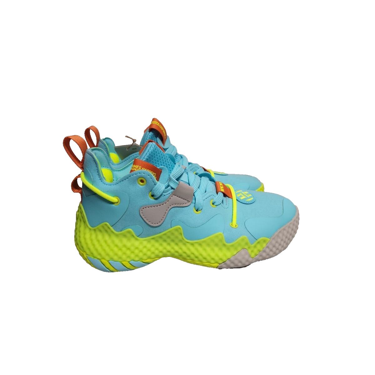 Adidas James Harden Vol 6 Basketball Shoes Pulse Aqua Blue Size Men 4 Women 5