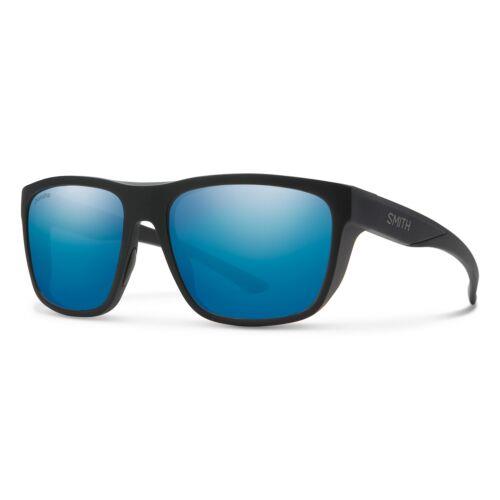 Smith Optics - Barra Sunglasses Matte Black/chromapop Polarized Blue Mirr