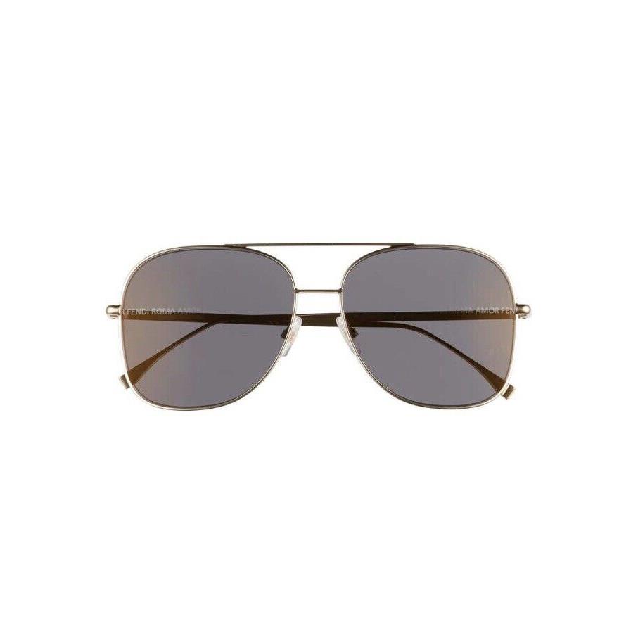 Fendi 59mm width/15mmbridge/145mm Lengt Holographic Aviator Sunglasses Color02F7