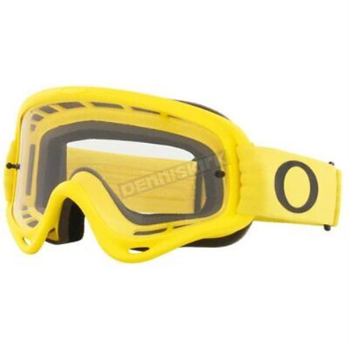 Oakley Yellow O-frame MX Moto Goggles W/clear Lens-0OO7029 702965
