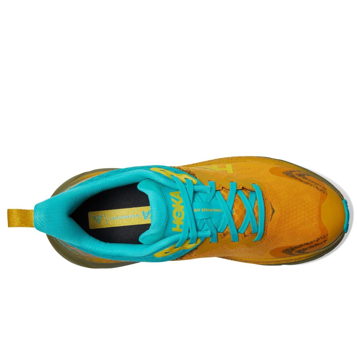 Man`s Sneakers Athletic Shoes Hoka Challenger Atr 7 Gore-tex Golden Yellow/Avocado