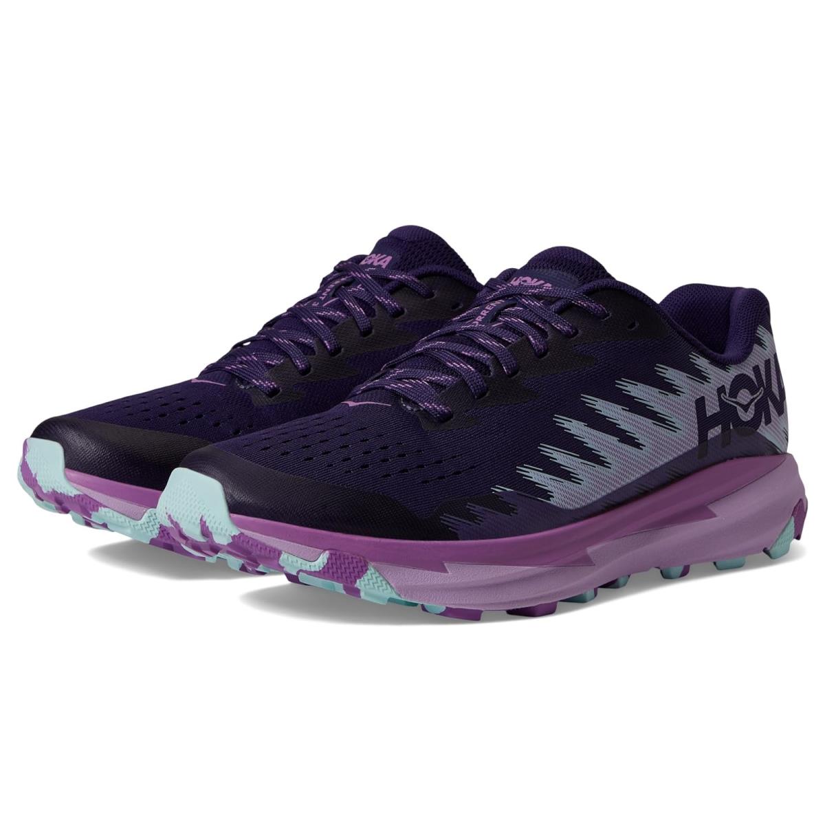 Woman`s Sneakers Athletic Shoes Hoka Torrent 3 Night Sky/Orchid Flower