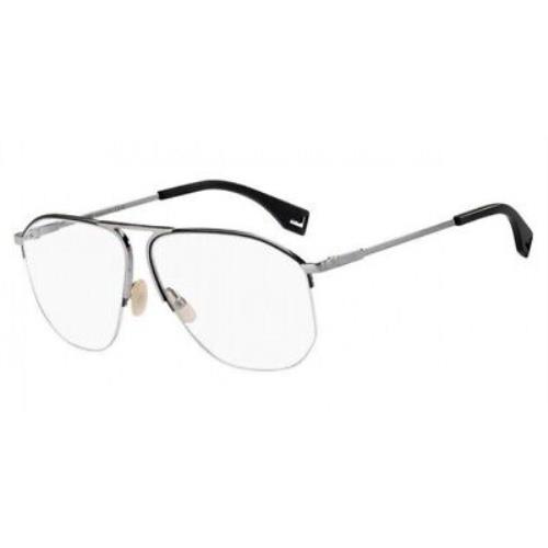 Fendi FFM0107-85K Silver Eyeglasses