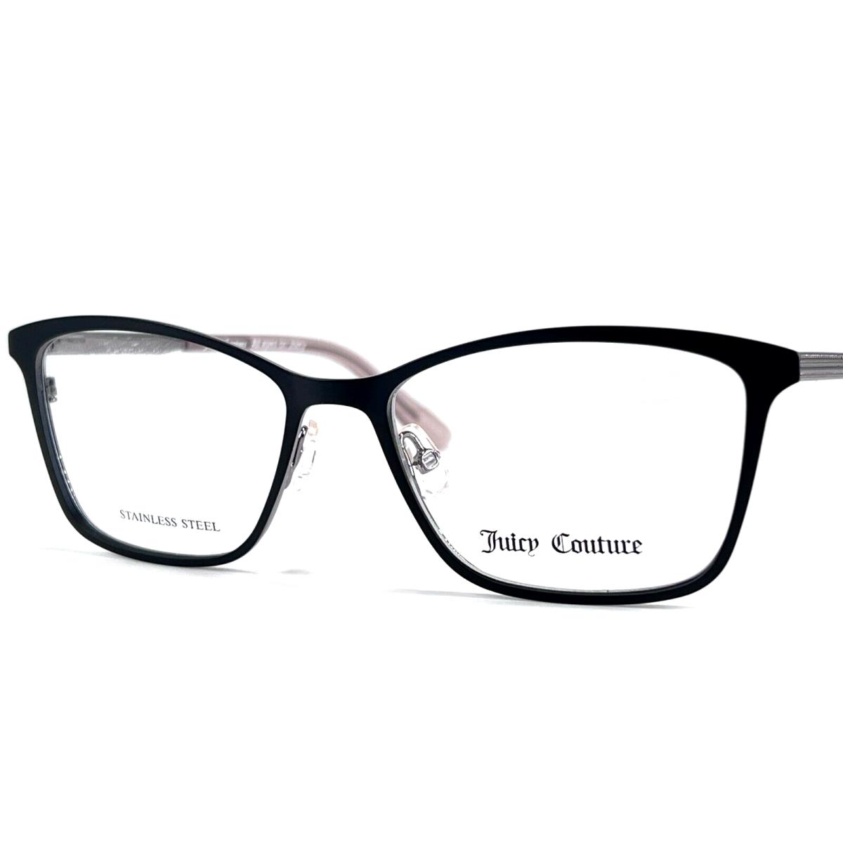 Juicy Couture JU190 Women`s Metal Eyeglass Frame 0003 Matte Black 53-16 W/case