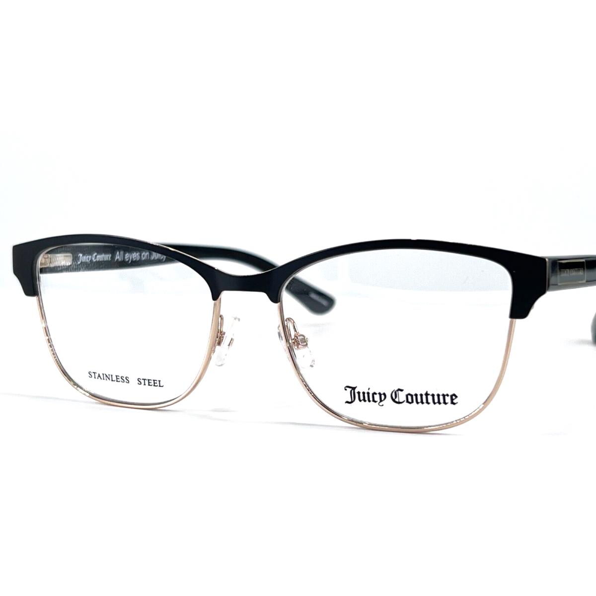 Juicy Couture JU220 Women`s Metal Eyeglass Frame 0003 Matte Black 50-15 W/case