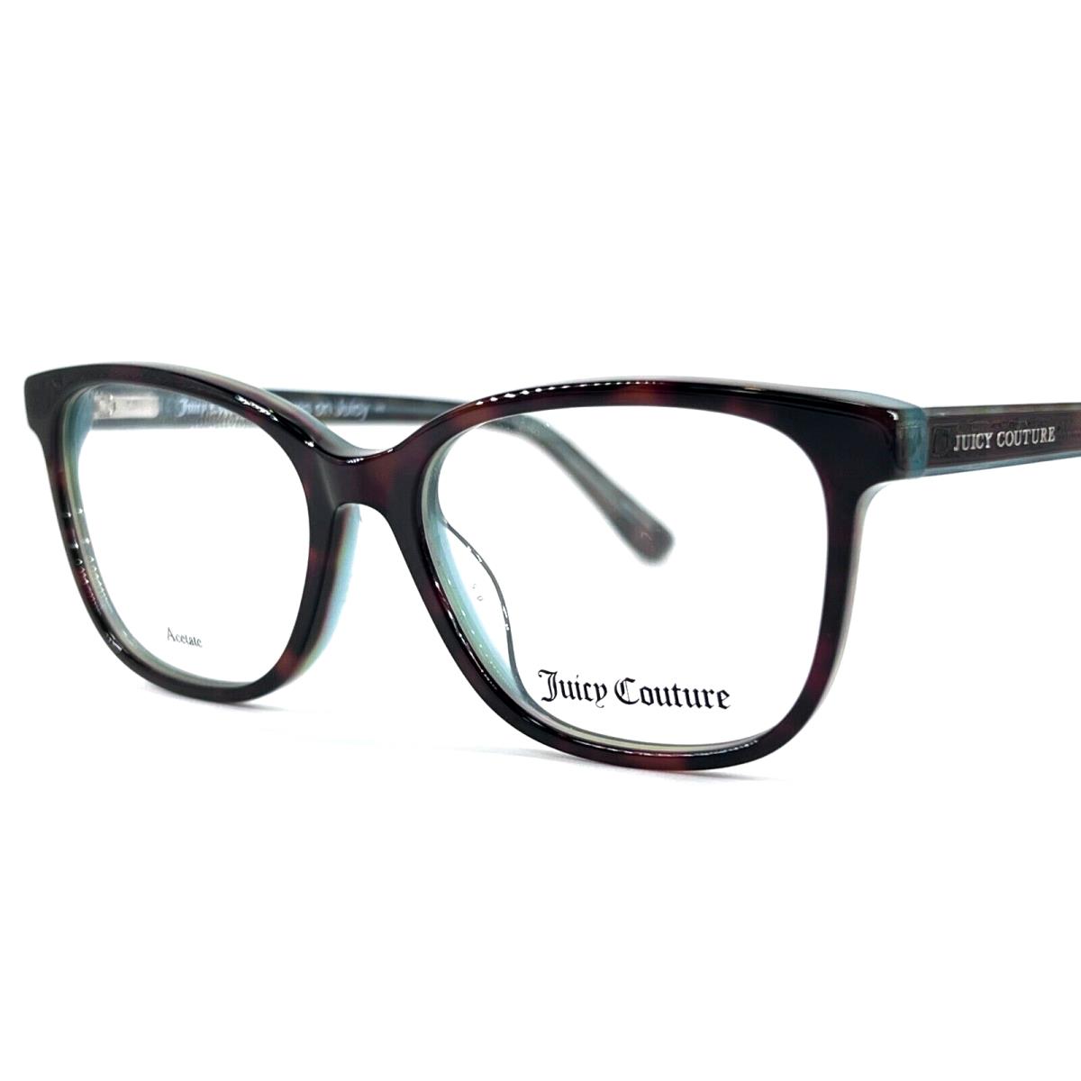 Juicy Couture JU213 Women`s Plastic Eyeglass Frame 0086 Dark Havana 51-16 W/case