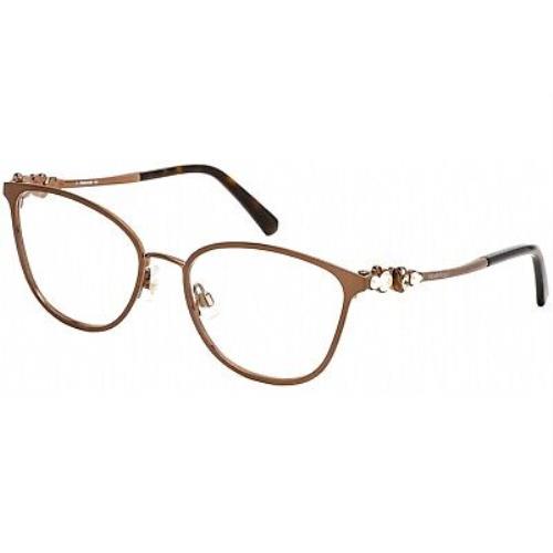 Swarovski SK5368O-049-53 Matte Dark Brown Eyeglasses