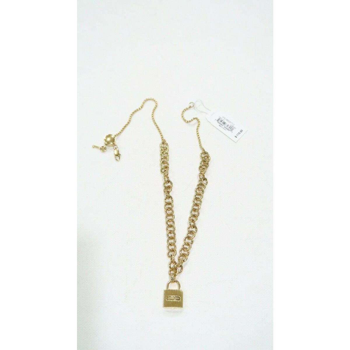 Michael Kors Hamilton Lock and Key Necklace