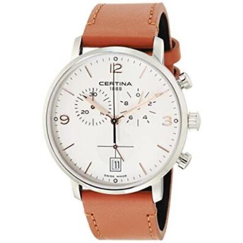 Certina Men`s DS Caimano Chronograph Swiss Quartz Watch
