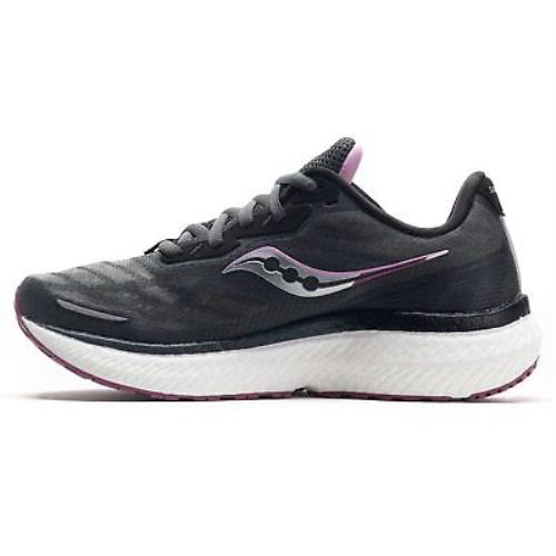 Saucony Women`s Triumph 19 Running Shoes Shadow/quartz 10 B Medium US
