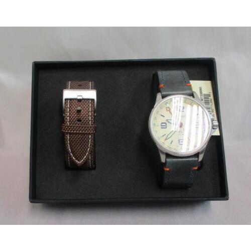 Torgoen TN/1228SET T9 Gmt Stainless Steel Wristwatch Set