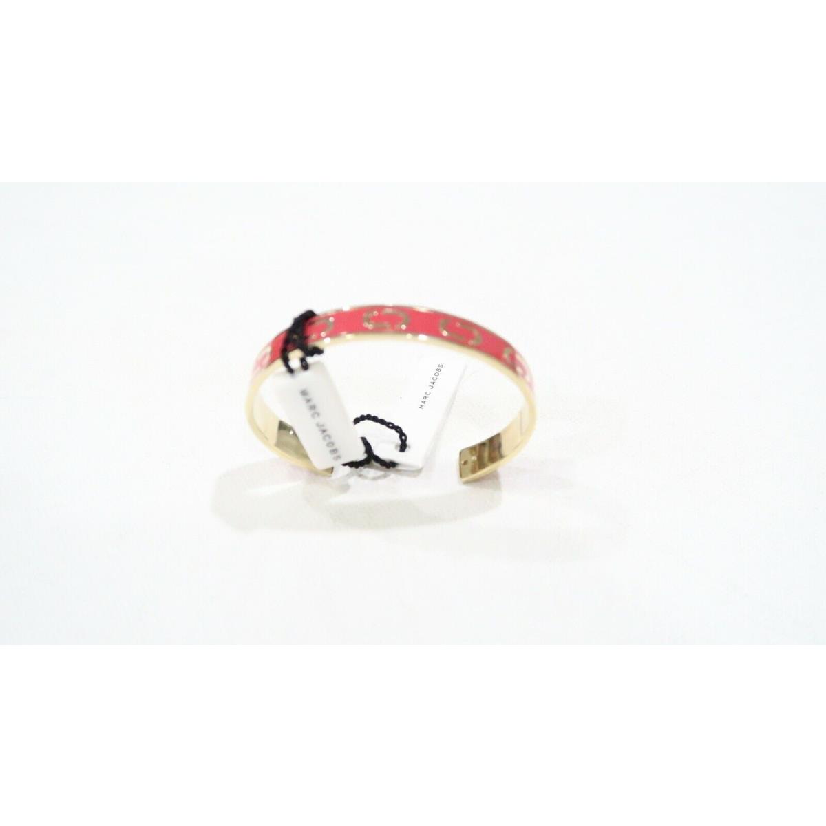 Marc Jacobs Gold Pink Cuff Bracelet Designer Cuff Label